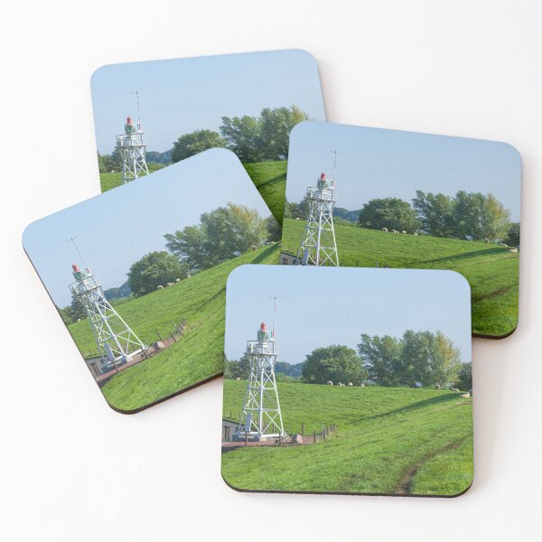 Item preview, Liener Hörn lighthouse on the Huntedeich, Elsfleth; district of Wesermarsch; Lower Saxony; Germany; Europe designed and sold by Torsten  Krüger.