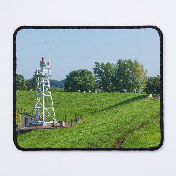 Item preview, Liener Hörn lighthouse on the Huntedeich, Elsfleth; district of Wesermarsch; Lower Saxony; Germany; Europe designed and sold by Torsten Krüger.