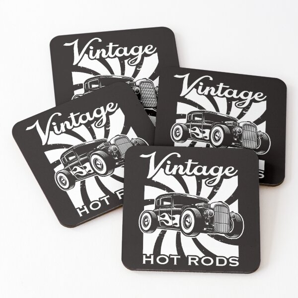 Item preview, Vintage Hot Rods Classic Old American Cars Automobile Garage designed and sold by TomGiantDesigns.