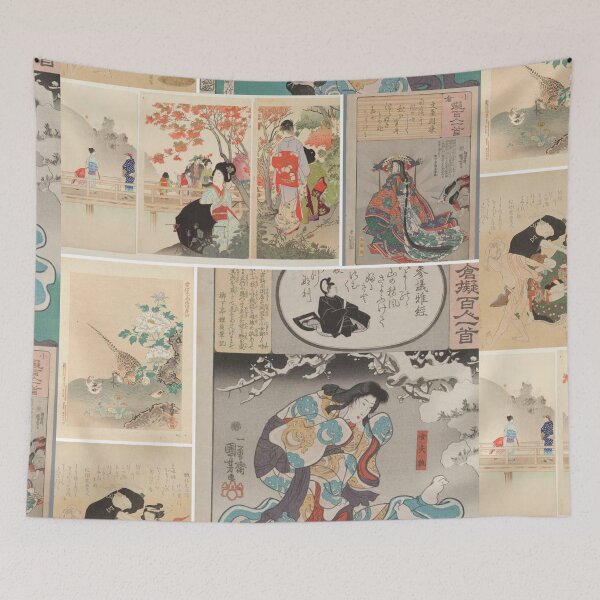 Item preview, Oldish Vintage Japanese Art Montage Set #8 designed and sold by Krispsm.