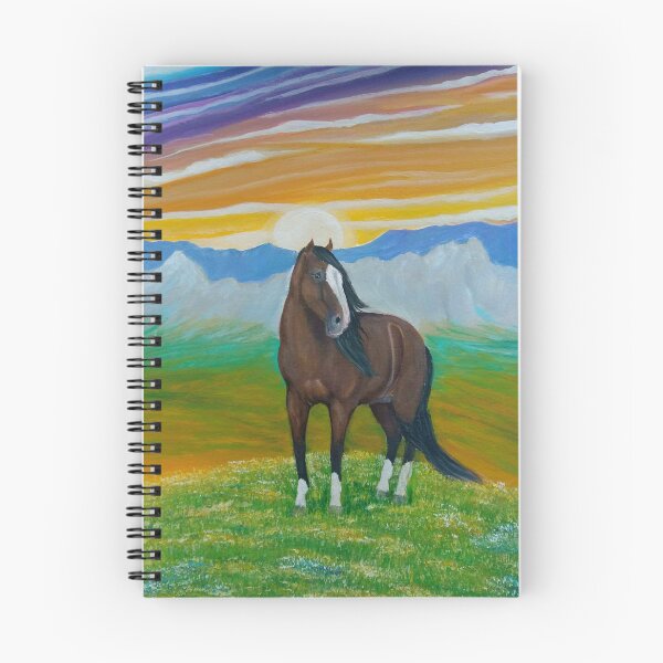 Item preview, Bay horse in the sunset designed and sold by horseaddicted.