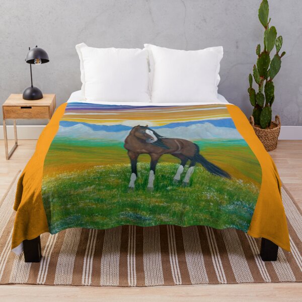Item preview, Bay horse in the sunset designed and sold by horseaddicted.