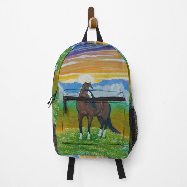 Item preview, Bay horse in the sunset designed and sold by horseaddicted.