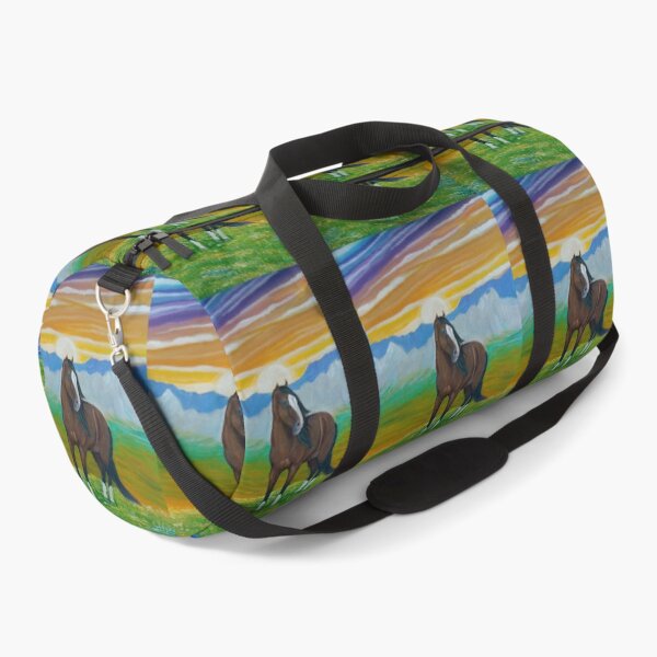 Item preview, Bay horse in the sunset designed and sold by horseaddicted.