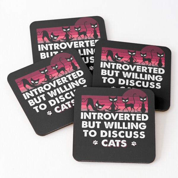 Item preview, funny introverted but willing to discuss cats, street cats ,introvert designed and sold by ANAS    HO.