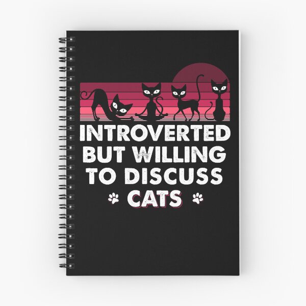 Item preview, funny introverted but willing to discuss cats, street cats ,introvert designed and sold by ANAS    HO.
