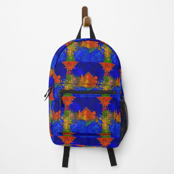 Item preview, Red and Blue cubist deconstructed design abstract painting - Wear you holiday on your shirt designed and sold by SpArtk.
