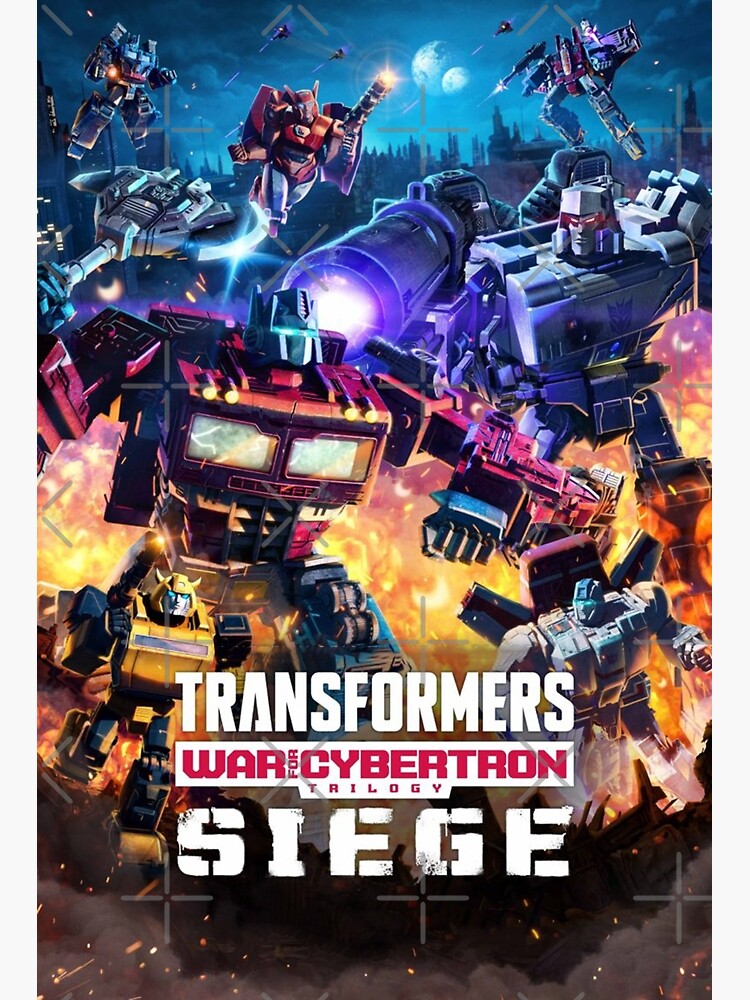 Discover Transformers War for Cybertron Trilogy Premium Matte Vertical Poster