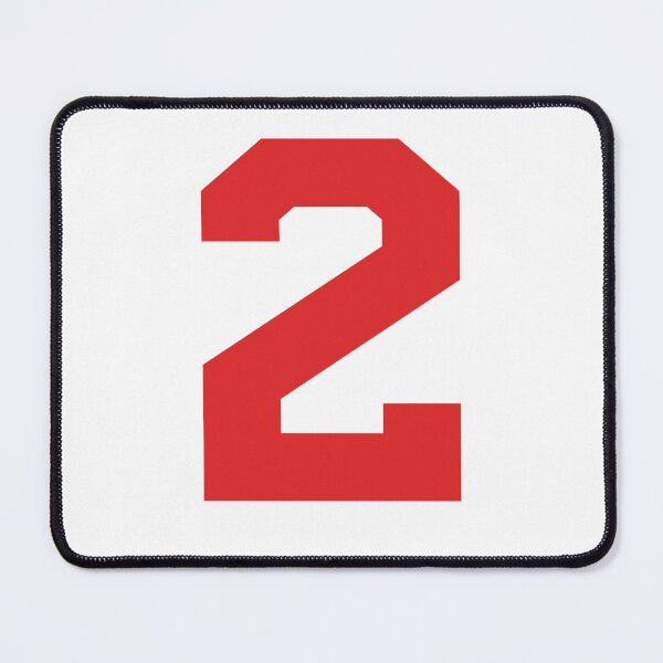 Item preview, Number 2, Red two, Sports number 2 designed and sold by TheCultStuff.