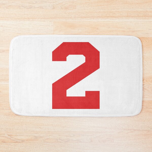Item preview, Number 2, Red two, Sports number 2 designed and sold by TheCultStuff.