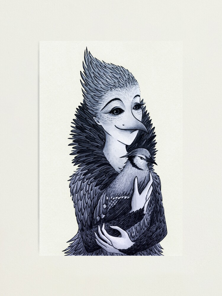 Alternate view of Blue Jayne Photographic Print