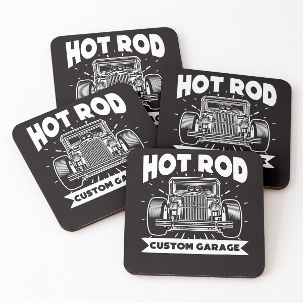 Item preview, Hot Rod Garage Automobile Classic Old Cars Muscle Hotrod designed and sold by TomGiantDesigns.