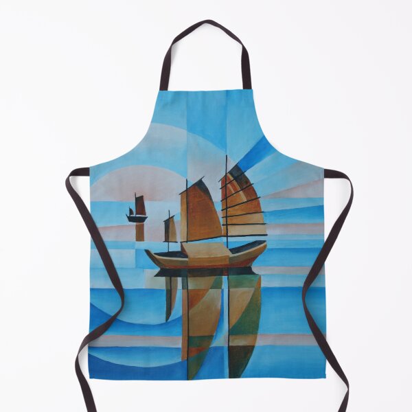 Item preview, Soft Skies, Cerulean Seas and Cubist Junks designed and sold by taiche.