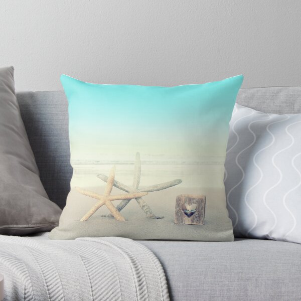 By The Sea Throw Pillow