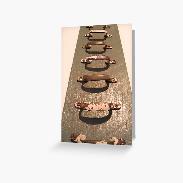 A ladder of handles Greeting Card