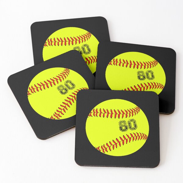 Item preview, Softball ball number 80, eighty  designed and sold by TheCultStuff.