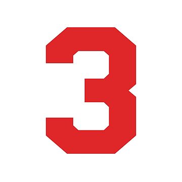 Number 3 Red