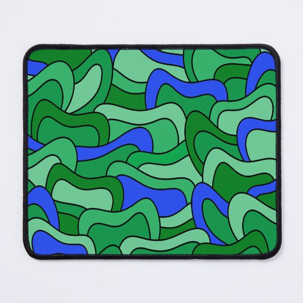 Item preview, Abstract pattern - blue and green. designed and sold by K.S ART.