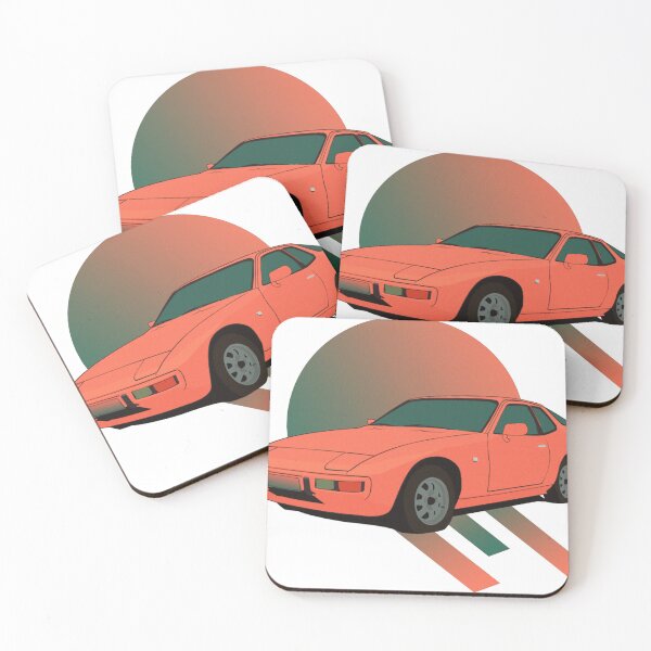 Item preview, Retro Wave Car Porsche 924 designed and sold by your-shepherd.