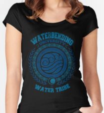 Waterbending university Fitted Scoop T-Shirt