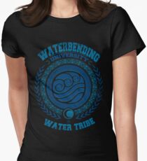 Waterbending university Women's Fitted T-Shirt