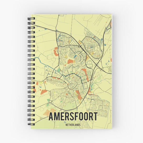 Item preview, Amersfoort map printable - Art deco gift designed and sold by PostersProf1.