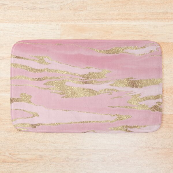 Item preview, Gold Pink Marble Abstract Painting designed and sold by NdesignTrend.