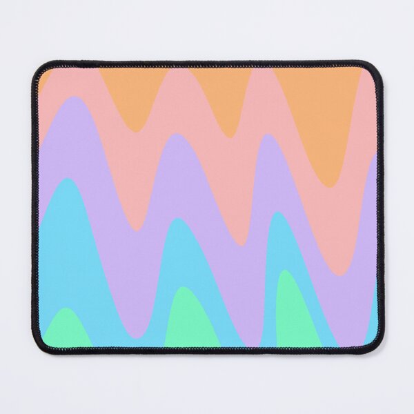 Item preview, Abstract Colorful Orange, Pink, Purple, Blue, and Green Waves Art designed and sold by quinellie.