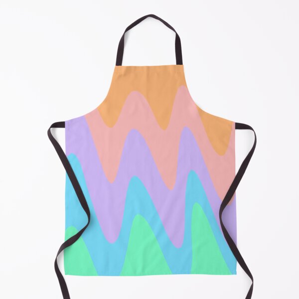 Item preview, Abstract Colorful Orange, Pink, Purple, Blue, and Green Waves Art designed and sold by quinellie.