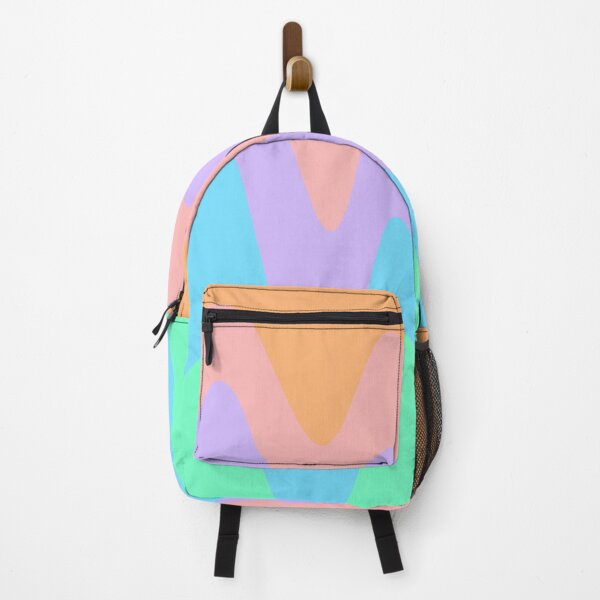 Item preview, Abstract Colorful Orange, Pink, Purple, Blue, and Green Waves Art designed and sold by quinellie.