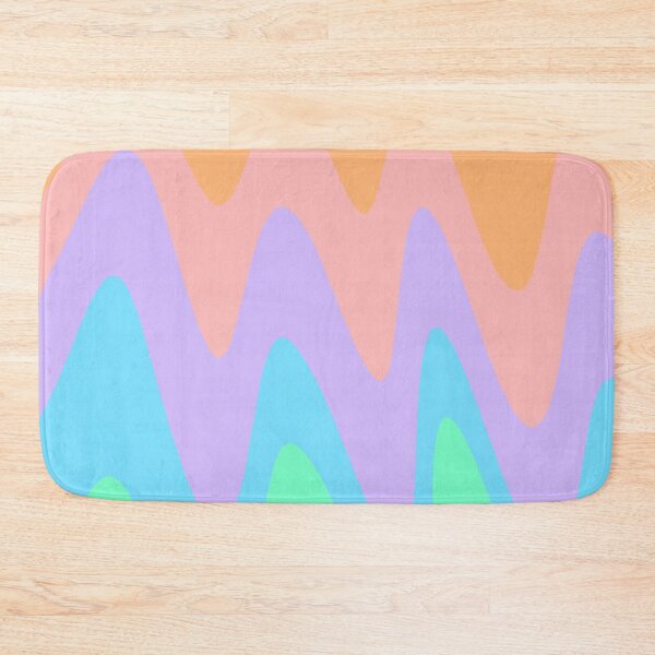Item preview, Abstract Colorful Orange, Pink, Purple, Blue, and Green Waves Art designed and sold by quinellie.