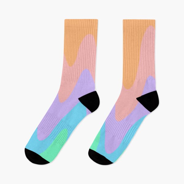 Item preview, Abstract Colorful Orange, Pink, Purple, Blue, and Green Waves Art designed and sold by quinellie.