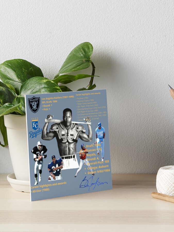 Bo Jackson Los Angeles Raiders Art Photo Print 