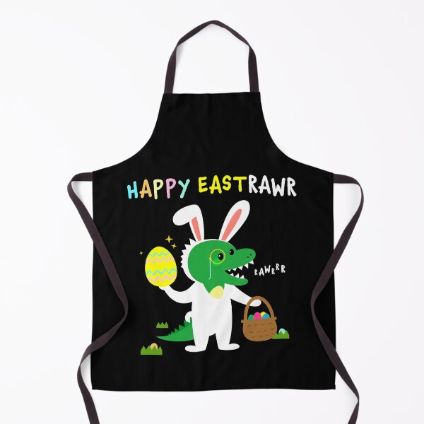 Item preview, Happy EastRAWR Cute T Rex Dinosaur Easter Bunny Egg Hunts designed and sold by sundae-artisan.