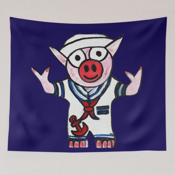 Item preview, This Little Piggy is Wearing his Sailor Suit designed and sold by Maureen Zaharie.