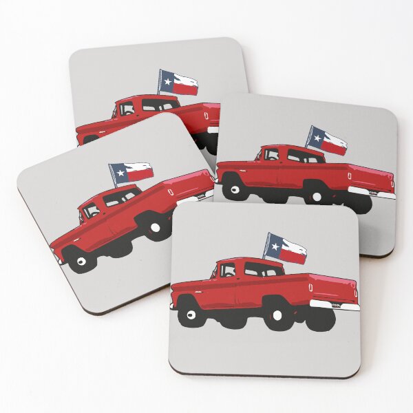 Item preview, Red 60s 4x4 C Truck designed and sold by CoolRide.