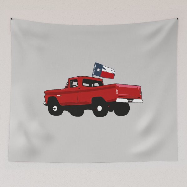 Item preview, Red 60s 4x4 C Truck designed and sold by CoolRide.