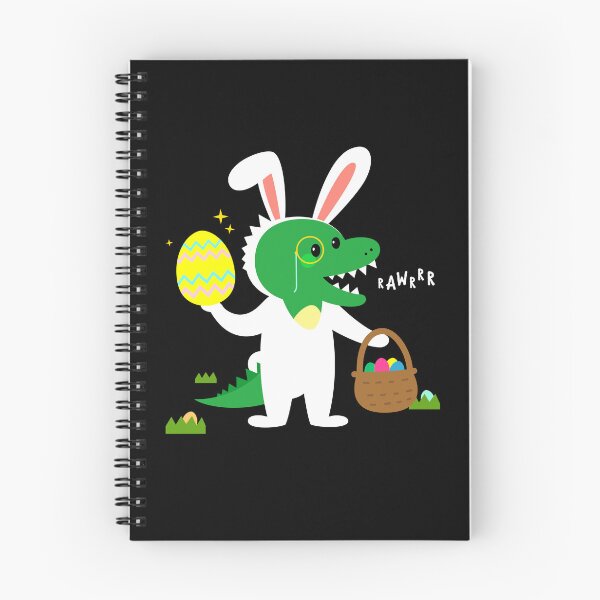 Item preview, Happy EastRAWR Cute T Rex Dinosaur Easter Bunny Egg Hunts designed and sold by sundae-artisan.