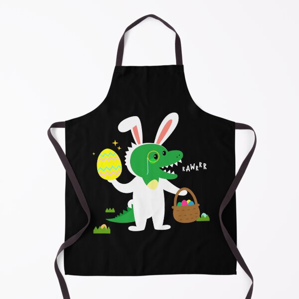 Item preview, Happy EastRAWR Cute T Rex Dinosaur Easter Bunny Egg Hunts designed and sold by sundae-artisan.
