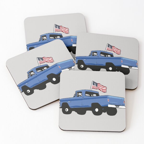 Item preview, Blue 60s 4x4 C Truck designed and sold by CoolRide.