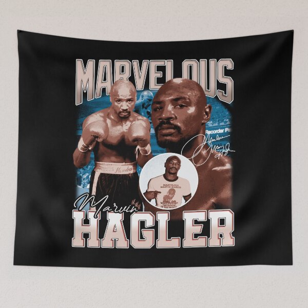 Item preview, Marvelous Marvin Hagler Boxing Legend Signature Vintage Retro 80s 90s Bootleg Rap Style designed and sold by HayleyMonahan.