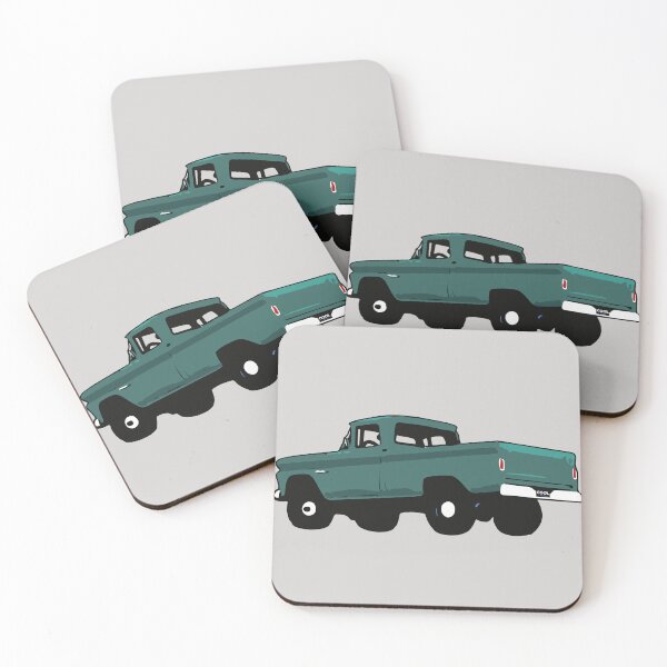 Item preview, Green 60s 4x4 C Truck designed and sold by CoolRide.
