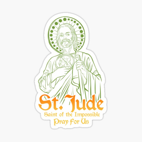 Vista previa del artículo con la obra «St Jude Thaddeus. Patron Saint Of The Imposible», diseñado y vendido por Frank-Speicher.