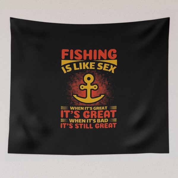 Item preview, Fishing is like sex designed and sold by pnkpopcorn.
