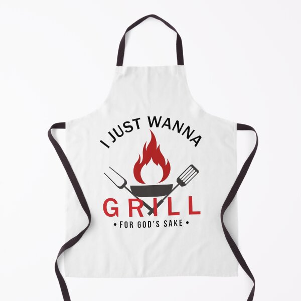 Item preview, I just wanna grill for god's sake meme designed and sold by vooART.