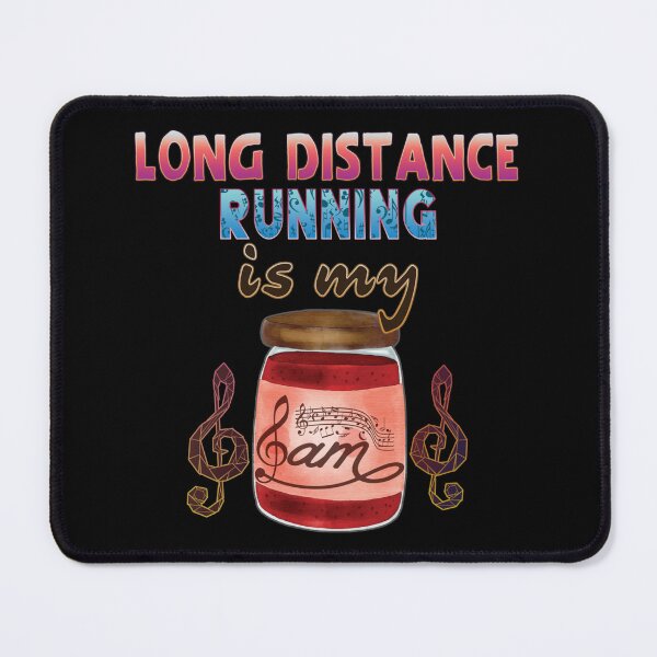 Item preview, Long Distance Running Is My Jam Sticker designed and sold by alishaston.