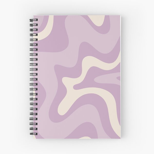 Item preview, Retro Liquid Swirl Abstract Pattern Square Lilac Lavender Purple Cream designed and sold by kierkegaard.