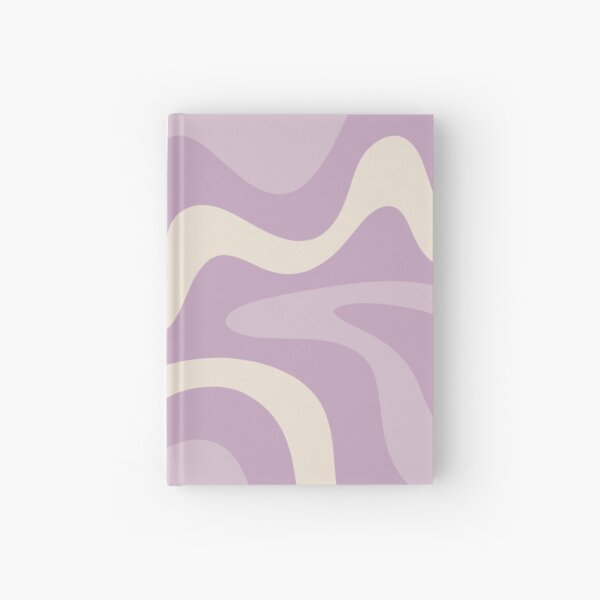 Item preview, Retro Liquid Swirl Abstract Pattern Square Lilac Lavender Purple Cream designed and sold by kierkegaard.