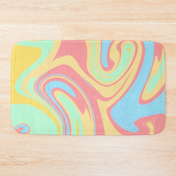 Item preview, Abstract Vibrant Colorful Red, Orange, Blue, and Green Liquid Art  designed and sold by quinellie.