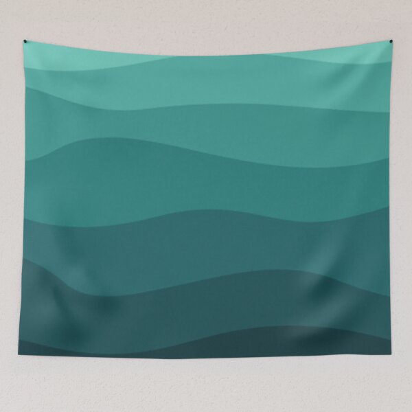 Item preview, Abstract blue stripes,ocean waves,pattern designed and sold by cutecrazytshirt.